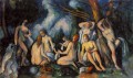 Grandes Baigneuses Paul Cézanne Nu impressionniste